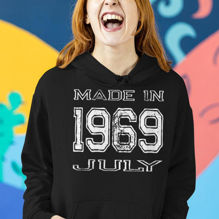 Made In 1969 July Vintage 50Th Birthday Gift Born In 69 Gift For Womens Women Hoodie Gifts for Her