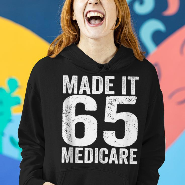 Made It 65 Medicare Support Old Age Senior Citizen Men Women Women Hoodie Gifts for Her