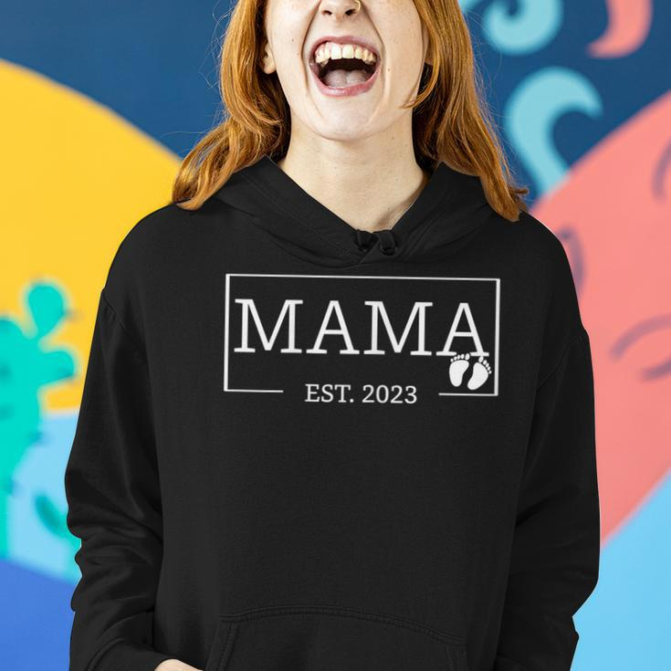 Mama Established Est 2023 Girl Boy Newborn Gifts Mom Mother Women Hoodie Gifts for Her