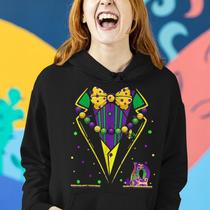 Mardi Gras Tuxedo Vest Party Suit Carnival Parade Women Women Hoodie Gifts for Her