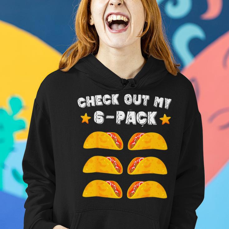 Mens Fitness Taco Funny Mexican 6Pack Gymer For Taco Lovers 1 Women Hoodie Gifts for Her