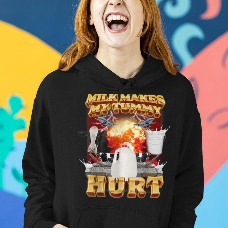 Milk Makes My Tummy Hurt Meme For Women Hoodie Gifts for Her