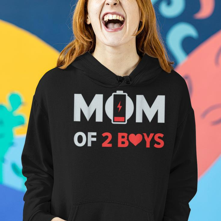 Mom Of 2 Boys From Son To Mom For Mothers Day Birthday Women Women Hoodie Gifts for Her