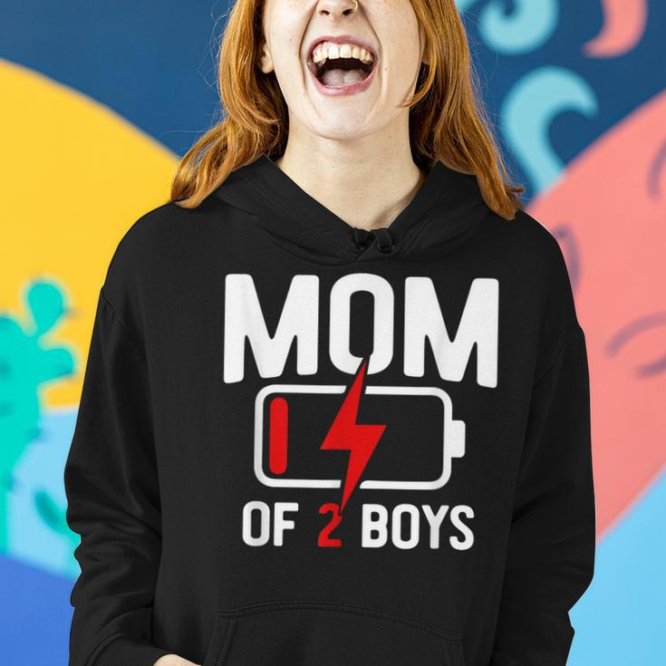 Mom Of 2 Boys Gifts From Son Mothers Day Birthday Women Women Hoodie Gifts for Her