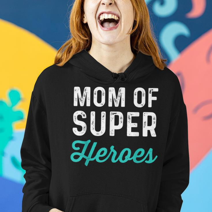 Mom Of Super Heroes | Funny Mommy Superhero Movie Gifts For Mom Funny Gifts Women Hoodie Gifts for Her