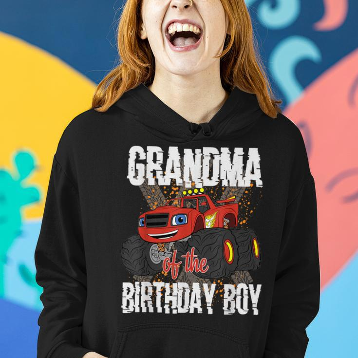 Monster Truck Family Matching Party Grandma Of The Birthday Women Hoodie Gifts for Her