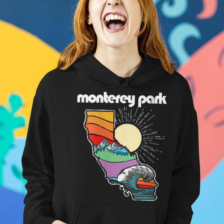 Monterey Park California Outdoors Retro Nature Graphic Women Hoodie Gifts for Her