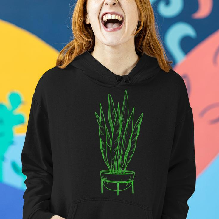 Mother In Law Tongue House Plant Snake Plants Women Hoodie Gifts for Her