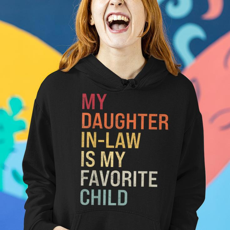 My Daughter In Law Is My Favorite Child Mother In Law Retro Women Hoodie Gifts for Her