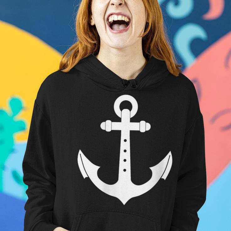 Nautical Anchor Cute Design For Sailors Boaters & Yachting_2 Women Hoodie Gifts for Her