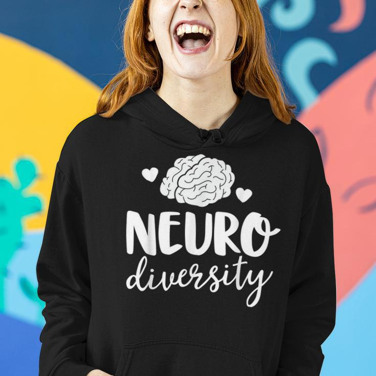 Neurodiversity Special Education Teacher Brain Sped Women Hoodie Gifts for Her