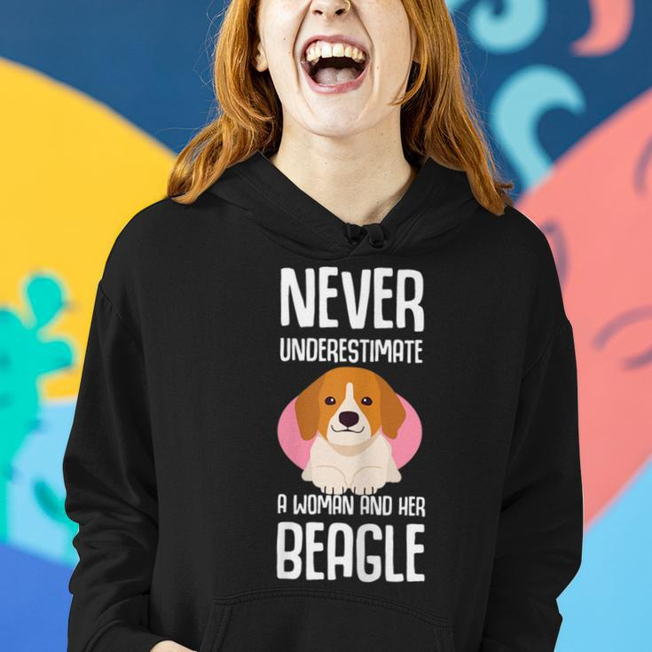 Never Underestimate Beagle Dog Clothes Gift Beagle Gift For Womens Women Hoodie Gifts for Her