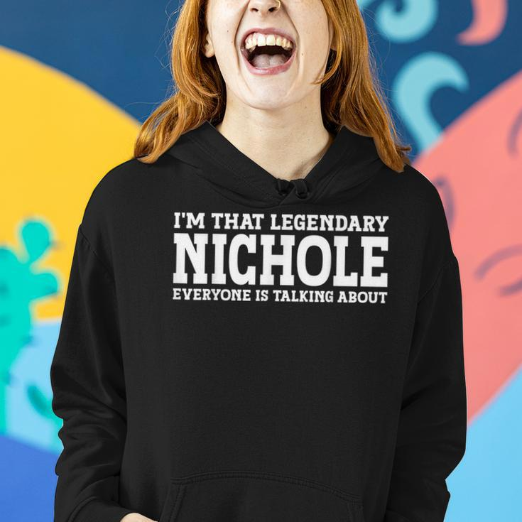 Nichole Personal Name Women Girl Funny Nichole Women Hoodie Gifts for Her