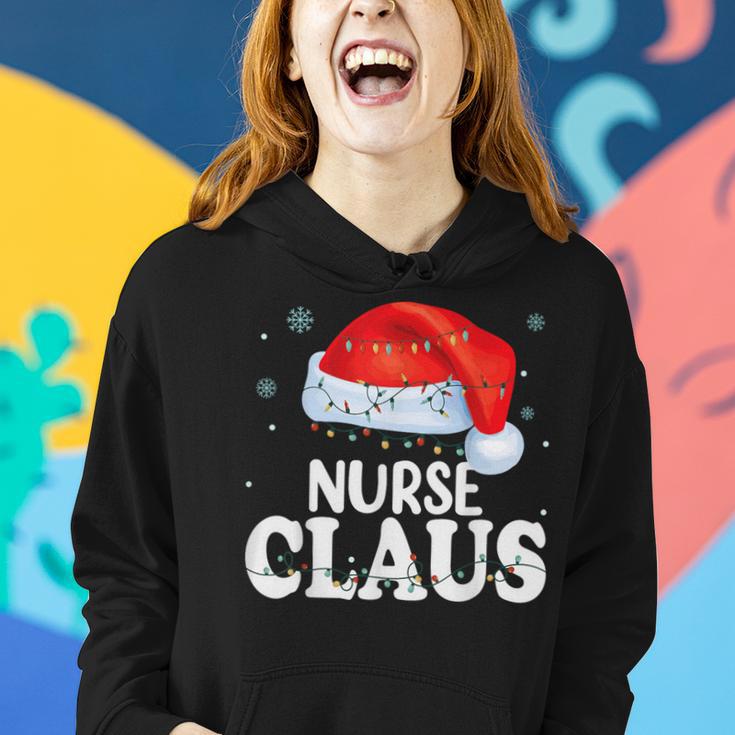 Nurse Santa Claus Christmas Matching Costume Women Hoodie Gifts for Her