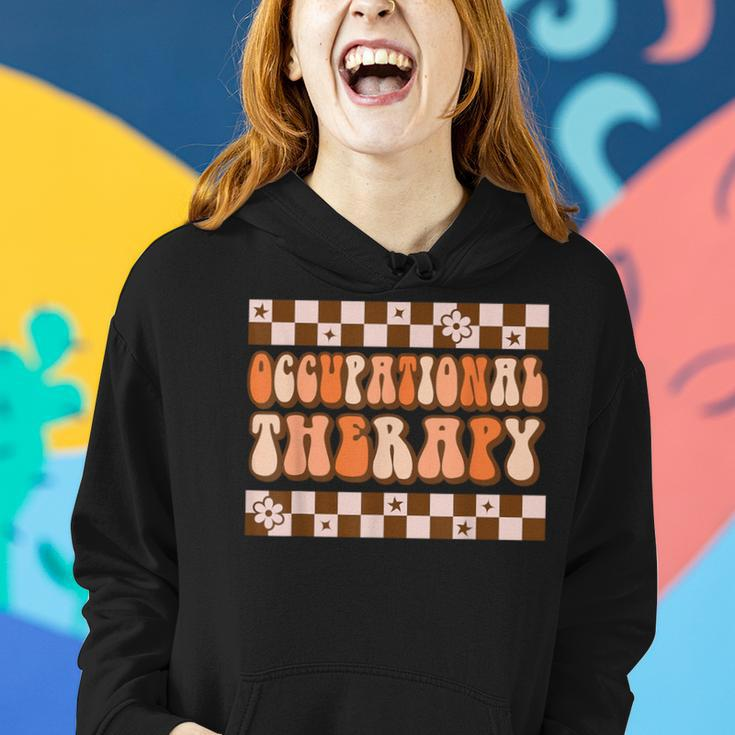 Occupational Therapy Pediatric Ot Therapist Cute Groovy Women Hoodie Gifts for Her