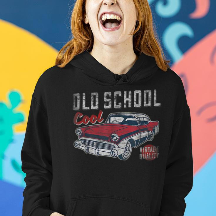 Old School Cool 50S Classic Car Graphic Men And Women Women Hoodie Gifts for Her