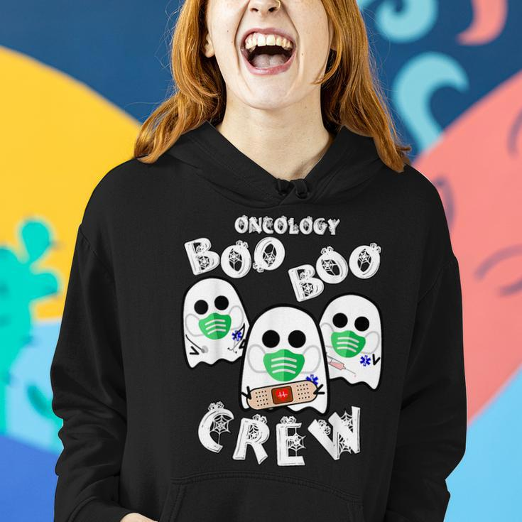 Oncology Boo Boo Crew Ghost Nurse Halloween Costume Nursing Women Hoodie Gifts for Her