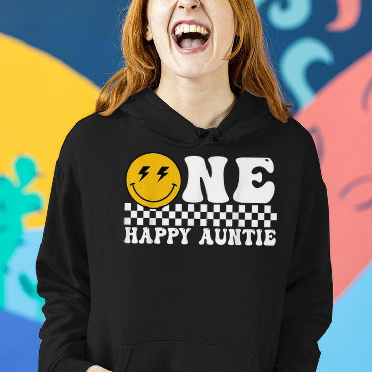 One Happy Dude Auntie 1St Birthday Family Matching Women Hoodie Gifts for Her