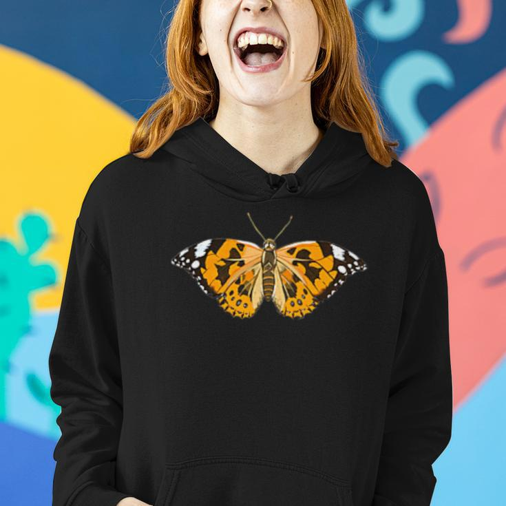 Painted Lady Butterfly Women Hoodie Gifts for Her