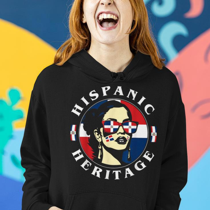 Hispanic Heritage Dominican Republic And Flag Women Hoodie Gifts for Her