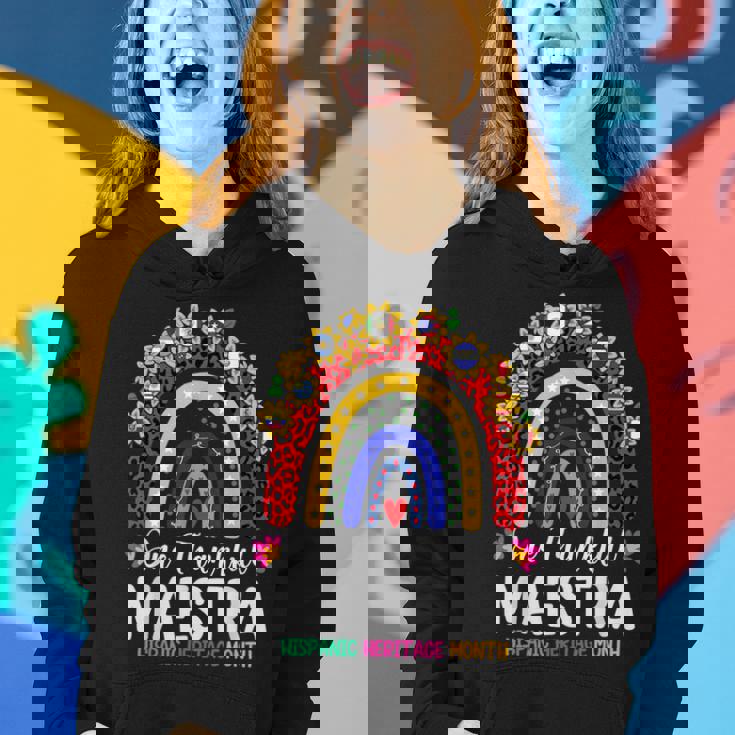 Hispanic Heritage Month Teacher Latina Countries Flags Women Hoodie Gifts for Her Hispanic Heritage Month Teacher Latina Countries Flags Women Hoodie Gifts for Her