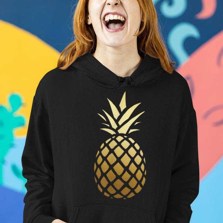 Pineapple Gold Cute BeachFor Kid Vacation Women Hoodie Gifts for Her