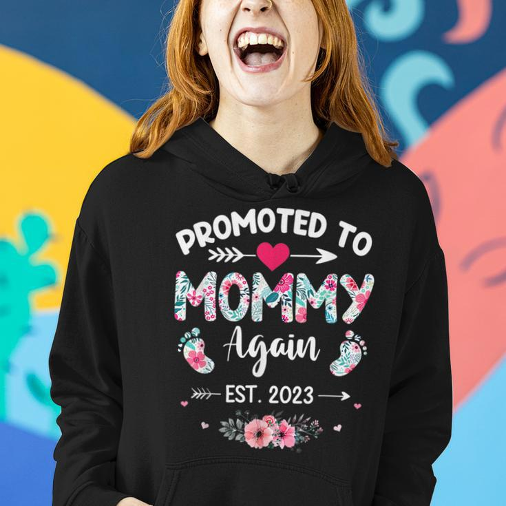 Promoted To Mommy Again 2023 Soon To Be New Mom Pregnancy Women Hoodie Gifts for Her