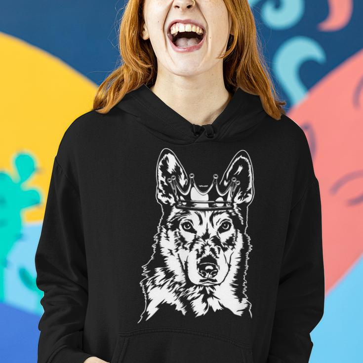 Proud Czechoslovakian Wolfdog With Crown Dog Mom Dog Women Hoodie Gifts for Her