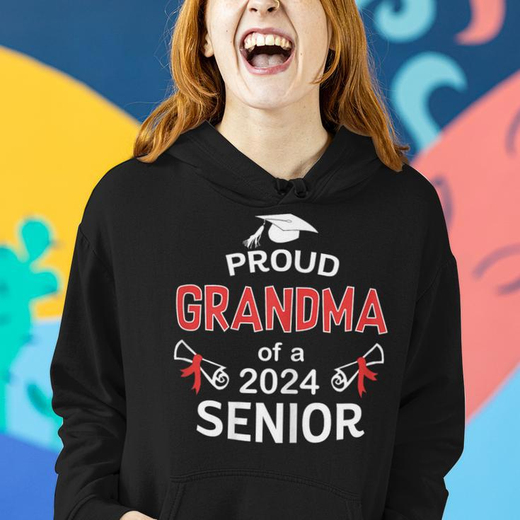 Proud Grandma Of A 2024 Senior Graduation 2024 Women Hoodie Gifts for Her