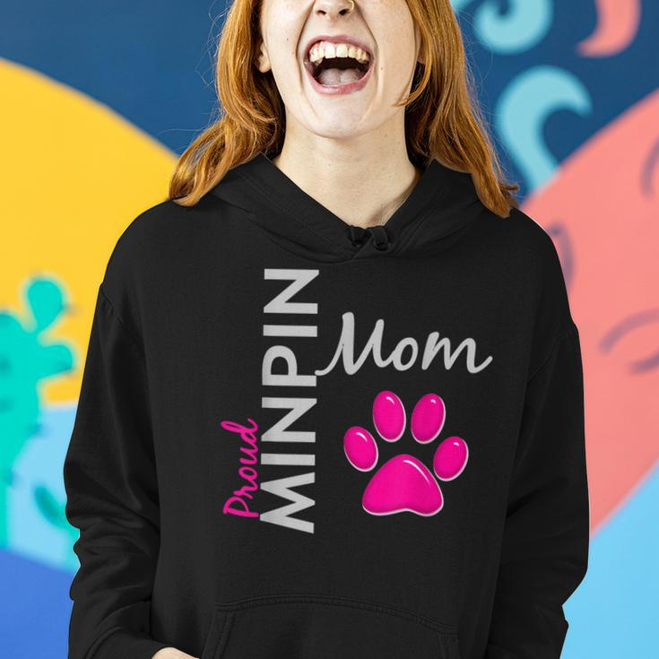 Proud Minpin Mom For Miniature Pinscher Moms Women Hoodie Gifts for Her
