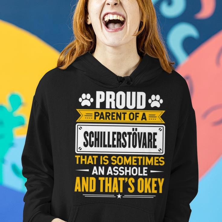 Proud Parent Of A Schillerstövare Dog Owner Mom & Dad Women Hoodie Gifts for Her