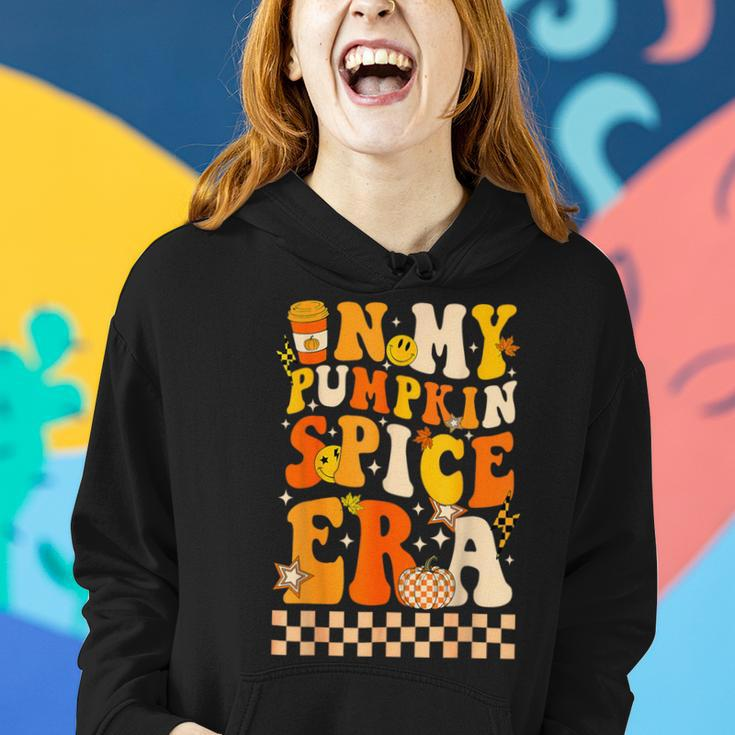 In My Pumpkin Spice Era Retro Happy Fall Autumn Thanksgiving Women Hoodie Gifts for Her
