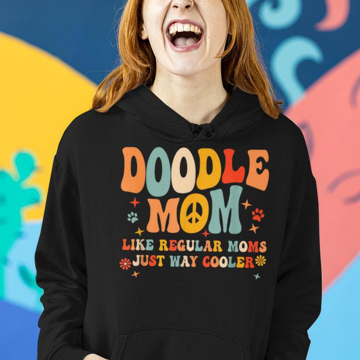 Retro Groovy Its Me The Cool Doodle Mom Gift For Women Gifts For Mom Funny Gifts Women Hoodie Gifts for Her