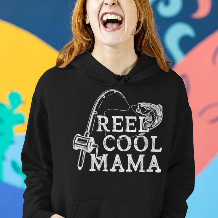 Retro Reel Cool Mama Fishing Fisher Mothers Day Gift For Womens Gift For Women Women Hoodie Gifts for Her