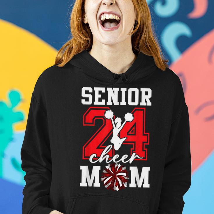 Senior 2024 Cheer Mom Proud Mom Of Class Of 2024 Graduation Women Hoodie Gifts for Her