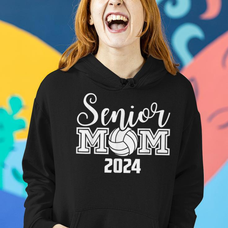 Senior Mom 2024 Volleyball Senior 2024 Class Of 2024 Women Hoodie Gifts for Her