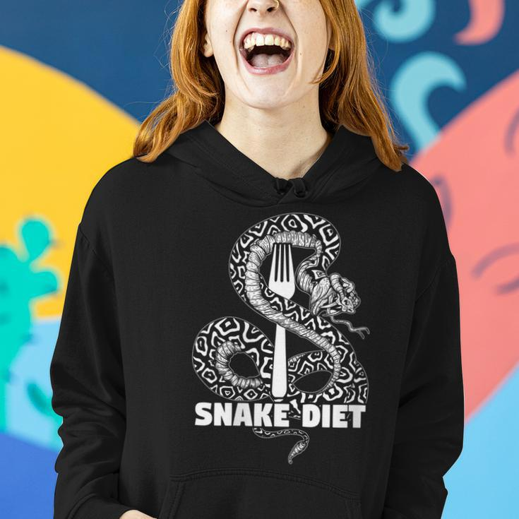 Snake Diet Motivational Pun For Nutritionist Dietician Women Hoodie Gifts for Her