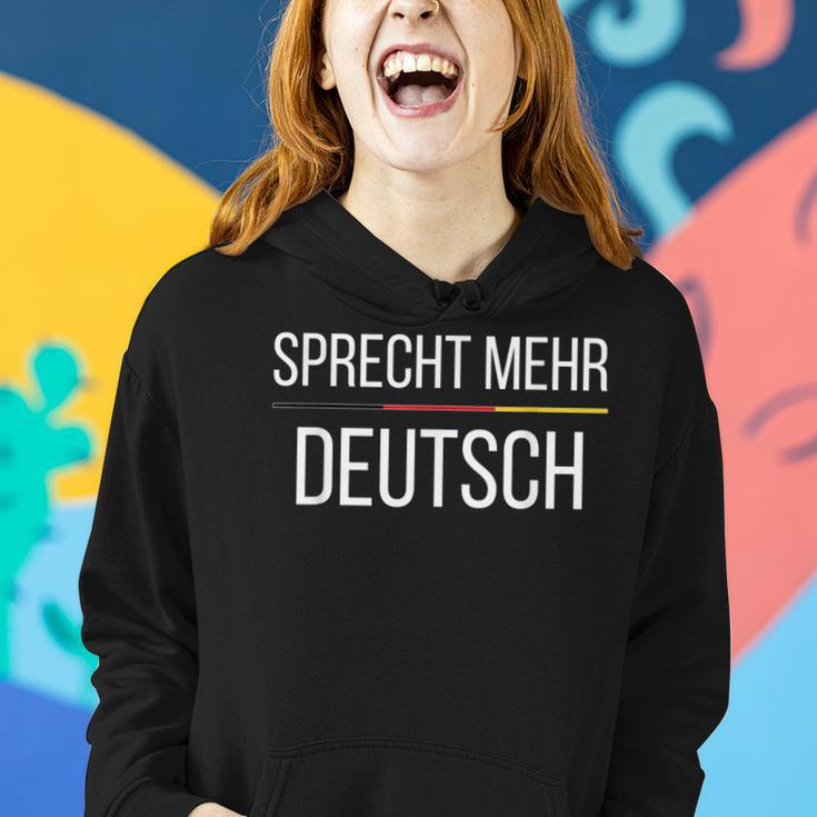 Speak More German Funny German Teacher Women Hoodie Gifts for Her