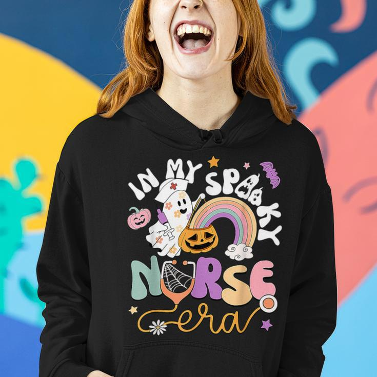 In My Spooky Nurse Era Halloween Rainbow Scary Horror Women Hoodie Gifts for Her