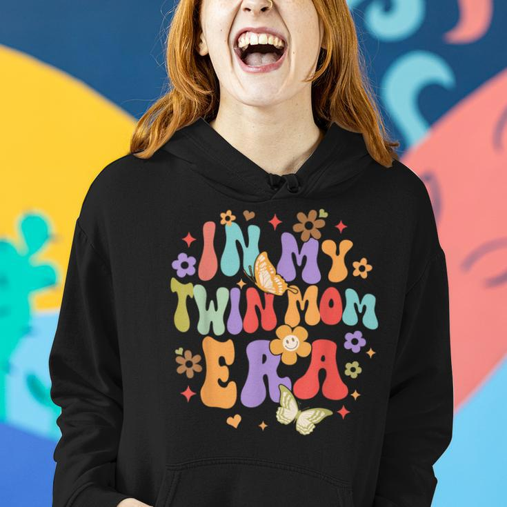 Twin Mama Pregnancy Announcement In My Twin Mom Era Women Hoodie Gifts for Her
