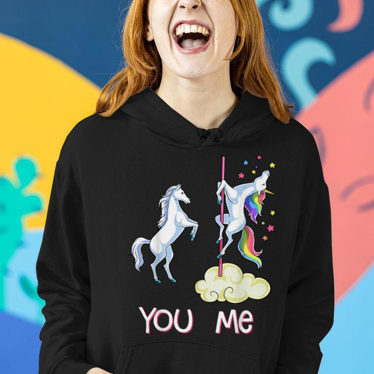 Unicorn You Vs Me Funny Unicorns Rainbow Gifts Women Hoodie Gifts for Her