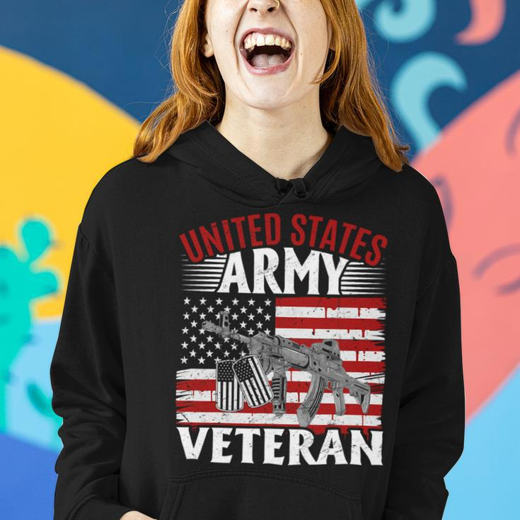 Veteran Vets Us Veteran United States Army Veterans Women Hoodie Gifts for Her
