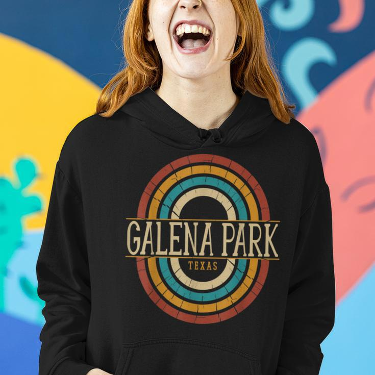 Vintage Retro Galena Park Texas Tx Souvenirs Women Hoodie Gifts for Her