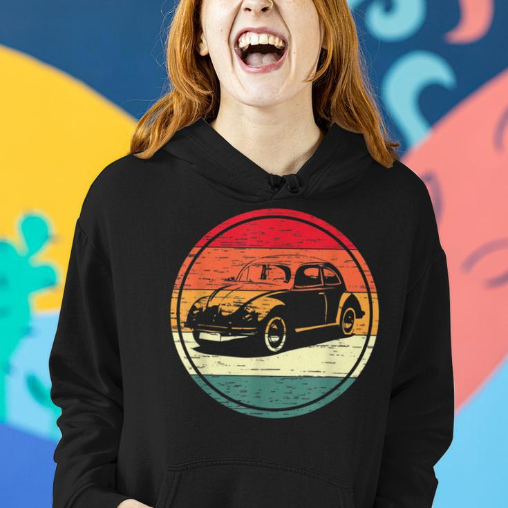 Vintage Sun Retro Sunset Tuning Beetle Car Vintage Car Women Hoodie Gifts for Her