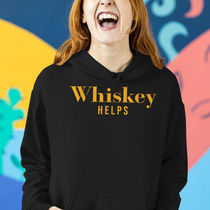 Vintage Whiskey Helps er Women Hoodie Gifts for Her