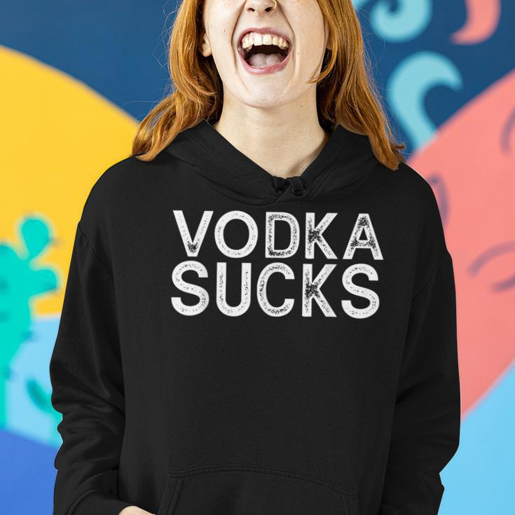 Vodka Sucks Funny Best Gift Alcohol Liquor Drinking Party Women Hoodie Gifts for Her