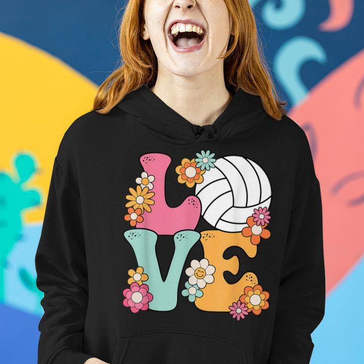 Volleyball Love Cute Volleyball Lover Ns Girls Women Hoodie Gifts for Her