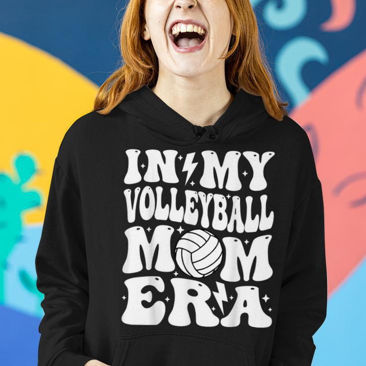 In My Volleyball Mom Era Mama Groovy Women Hoodie Gifts for Her