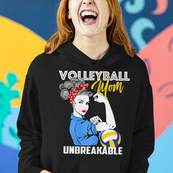 Volleyball Mom Unbreakable Funny Mothers Day Gift Gift For Womens Women Hoodie Gifts for Her
