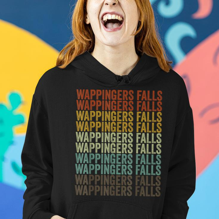Wappingers Falls City Retro Women Hoodie Gifts for Her